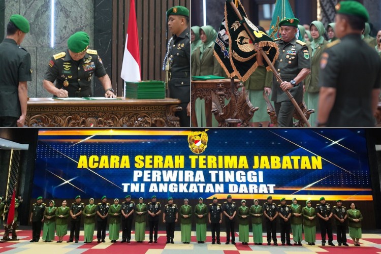 Sertijab Perwira Tinggi TNI AD