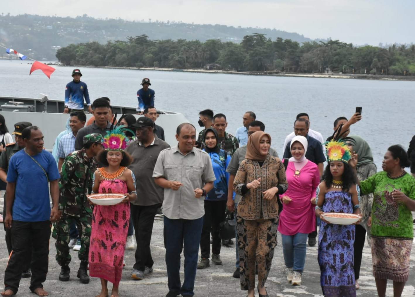 pangdam kasuari Ilyas kunjungi pulau Mansinam