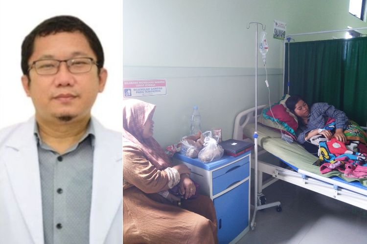 mahasiswi dirawat di klinik, lantaran pingsan saat ospek