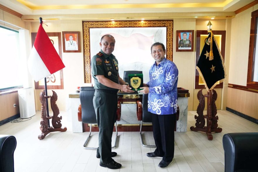 Wagub Kaltim Sambangi Pangdam Kasuari