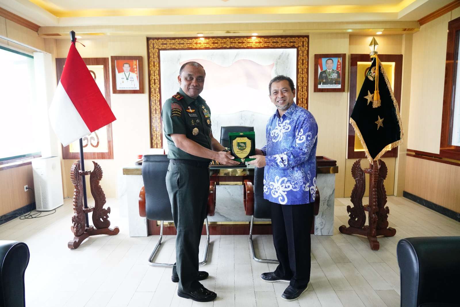 Wagub Kaltim Sambangi Pangdam Kasuari